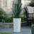 Tall Planter DIY Umbrella Stand 24-Inch Large with Tray, Indoor and Outdoor Flower Pot for Porch Patio, Garden or Backyard, Umbrella storage -Set of 2 Planters (Approx. 61 cm)-1264049224