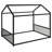 Metal House-Shaped Montessori Frame With Vertical Safety Rails​-1282845568