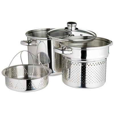 7,5 L Kochtopf Clearview aus Edelstahl