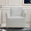 Siège d'étude pivotant à 360 degrés, revêtement en tissu beige pour une chaise d'apprentissage efficace avec fonction, style avec accoudoirs coussinés