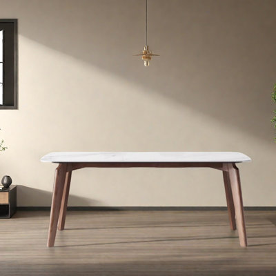 Modern Simple Exquisite Rock Slab Dining Table