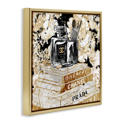 Glam Designer Fashion Books  Floater Canvas Wall Art by Ziwei Li