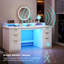 Computer Desk with Built-In Electrical Outlet-176581613