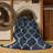 Machine Washable Trellis Gray Area Rug-1199059775