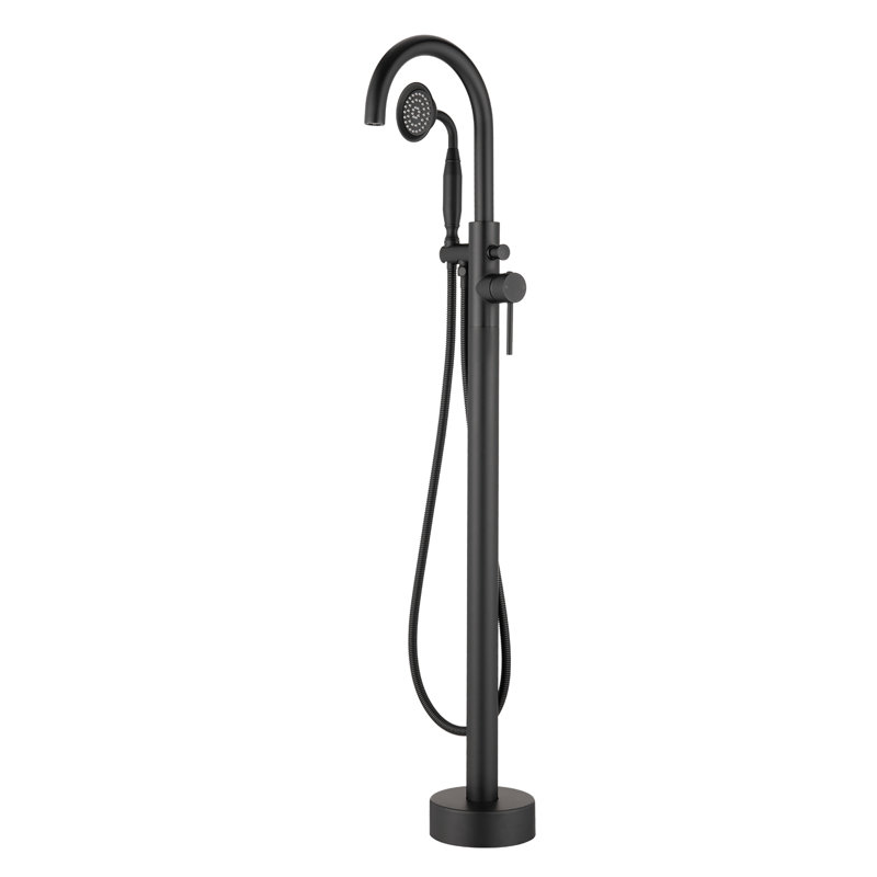 Tub Filler with Diverter, Matte Black