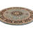 Belliere Medallion Kashan Light Blue Traditional Rug-21350728
