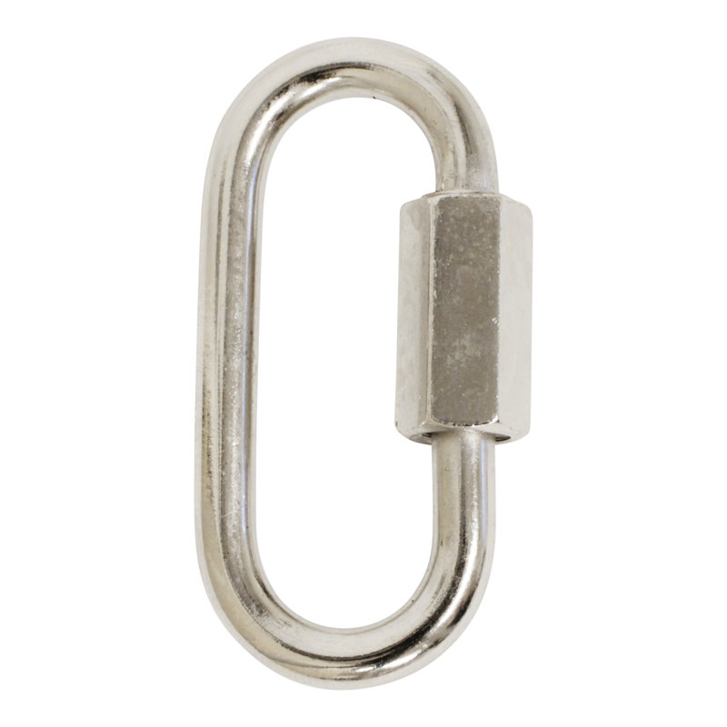 Verrouillage à vis fileté (2 pièces), Argent clair, H 1,93 po x l 0,91 po x P 0,2 po