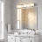 Beacon LED Bathroom Vanity Light in Warm Brass-588097030
