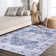 Alanya Ornate Medallion Machine-Washable Navy/Cream Rug