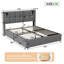 Upholstered Ottoman Storage Bed-45056481-45056511