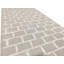 Tapis de couloir beige noué à la main de haute qualité