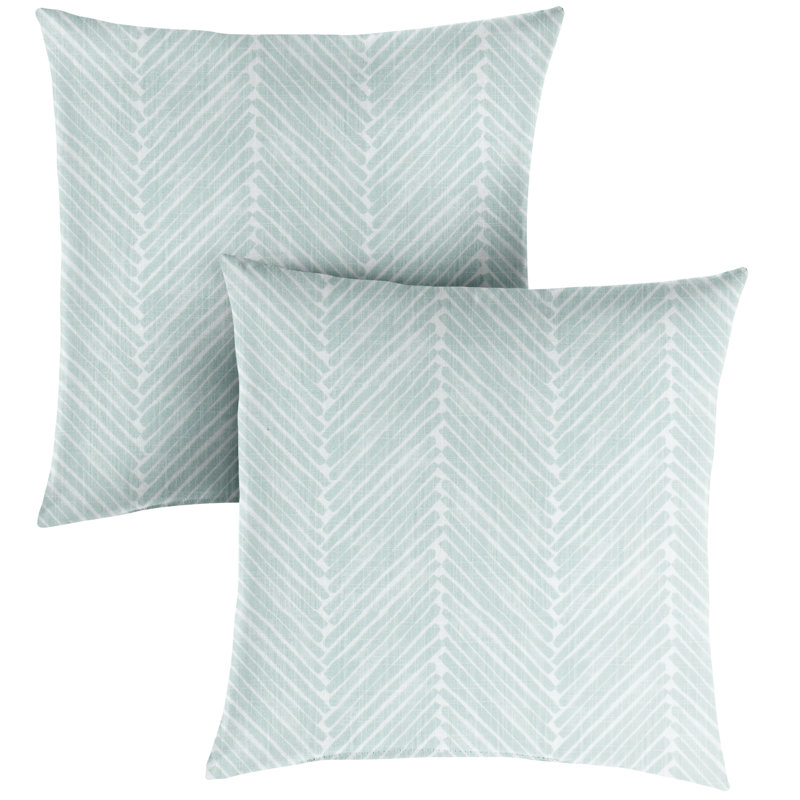 Ensemble de deux coussins carrés Griffen, 24 po x 24 po