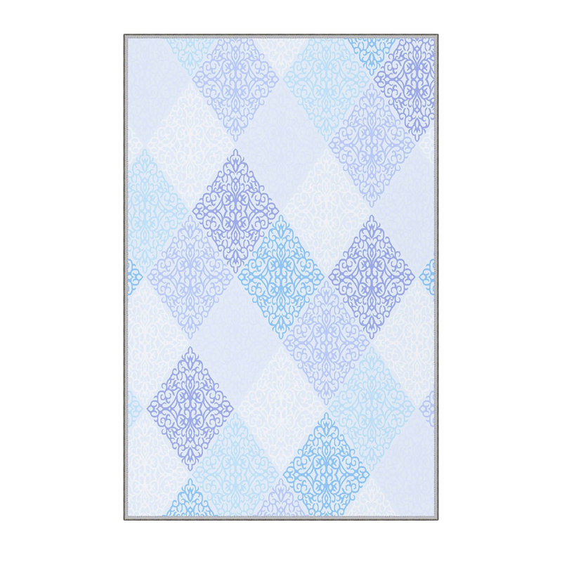 Antibacterial Hall Carpet, 3D Digital Printed, 3.3 x 4.9 ft | 100% Polyester, 0.3 in Pile Height, Non-Slip Underside, Machine Washable, Durable & Easy Care | Perfect for Living Room, Entryway & Home Décor