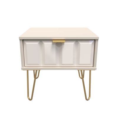 Allem 1 Drawer Bedside Cabinet (Ready Assembled)