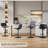 Mid Century Modern Adjustable Bar Stools