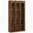5-Tier Rustic Brown Farmhouse Arched Bookcase