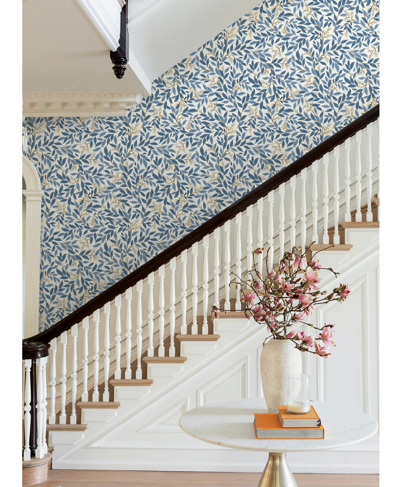 Willowberry Wallpaper Double Roll, Blue