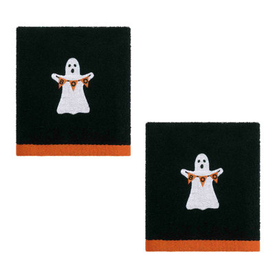 Ghost Boo Halloween 2-Pack Hand Towels
