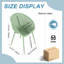 Ensemble de 2 chaises longues en plastique PP résistant aux intempéries - Design moderne et léger pour la terrasse, la plage, l'intérieur et l'extérieur (sans table)-1974206152