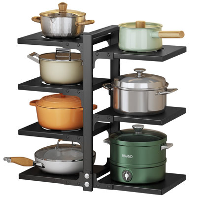 Metal Rectangle Free Standing Pot Rack