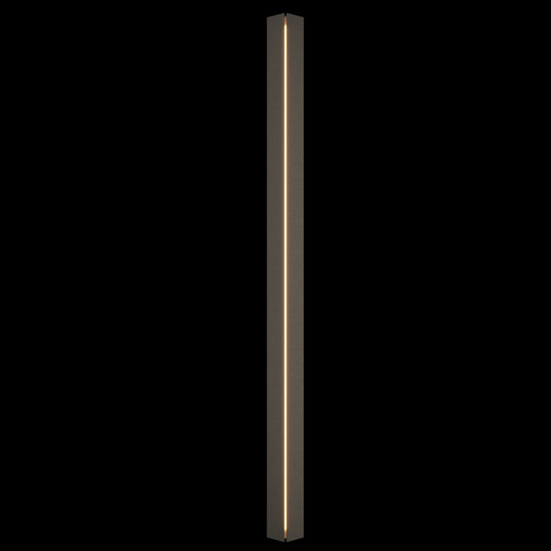 Gallery Steel Metal LED Flush Mounted Sconce, 59" H x 4.3" W x 3.4" D, White