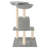 vidaXL Cat Tree Engineered wood, plush, sisal Medium Durable-421564564