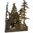 Rustic Lodge Flush Mounted Sconce-16183233