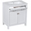 Meuble-lavabo simple de 30 po avec 2 portes et 1 tablette