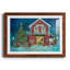 «Santa's Workshop» par J Paul, reproduction d'art sur papier encadrée-622102811-622102802