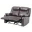 Causeuse inclinable avec accoudoirs coussinés en similicuir Mouzon-55444728-100215152