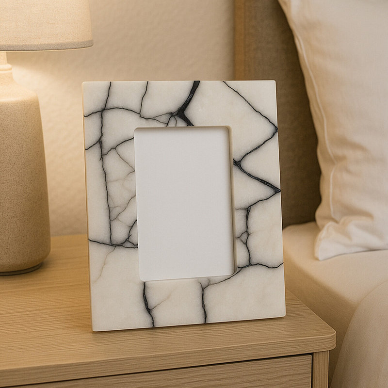 Launcelot Marble Picture Frame, 8.5" x 11"