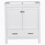 Meuble-lavabo 30 po avec lavabo simple, armoire encastrée avec 2 portes et tiroir-148879880