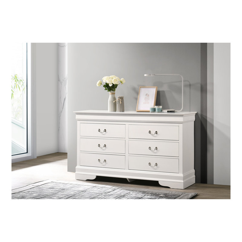 Commode LouisPhillipe G02190-D, blanc