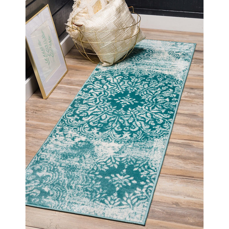 Coblitz Abstract Indoor Rug, Runner 2' x 6'9"