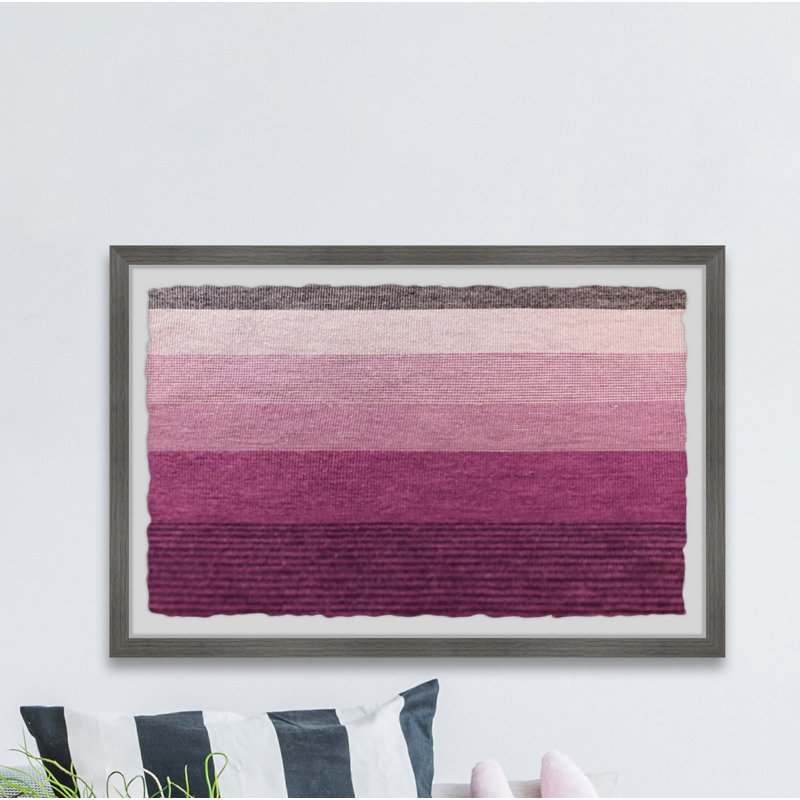 Shades Of Purple - Single Picture Frame Print, 61cm H x 91cm W x 3.81cm D