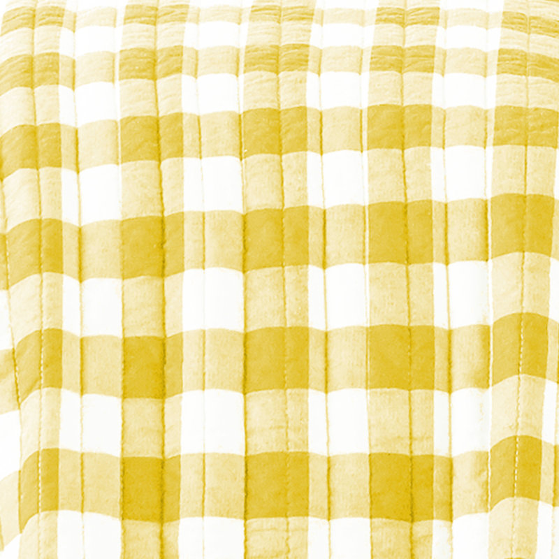 Elijah Yellow Quilt Set, Full Quilt + 2 Standard  Shams