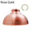 17cm H Metal Dome Lamp Shade-1040136319