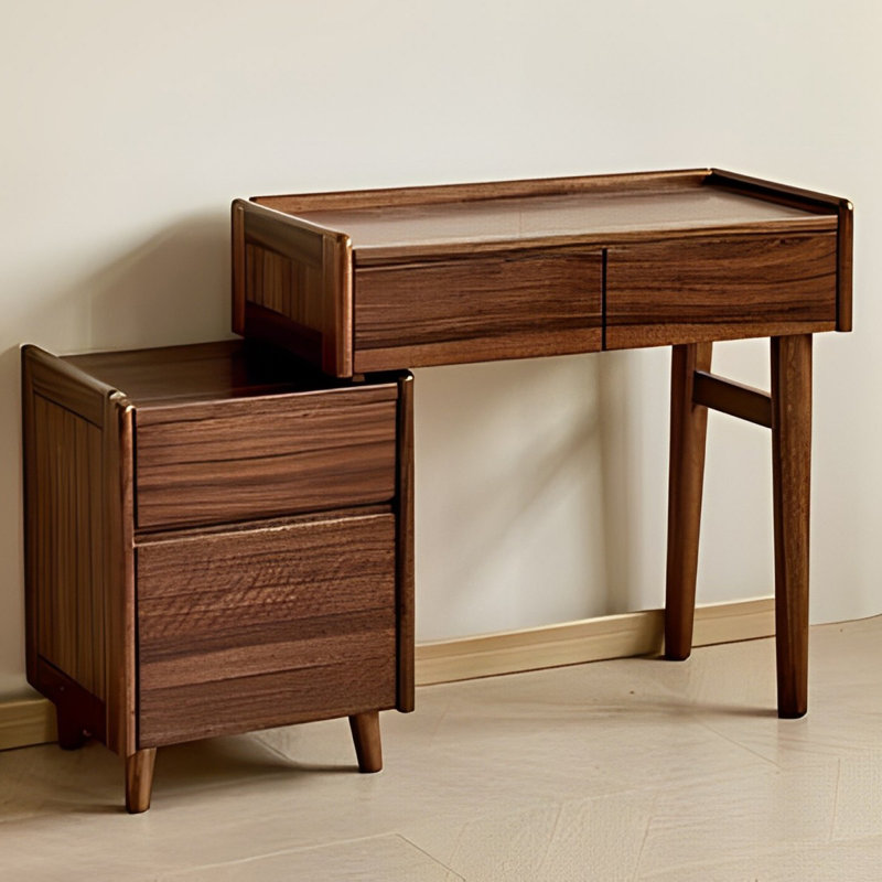 Commode en noyer noir de style minimaliste nordique