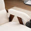 Chaise d'appoint rembourrée de style Mid-Century avec pieds en bois massif-1465627647