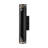 Modern Black Wall Lamp with Metal Body & Cap, 3.1 x 15.7 x 5.1 inches | Base Plate: 5.9 x 2.0 x 1.2 inches | Dual E14 Socket (Max 40W) | Stylish Lighting for Living Room, Bedroom, or Office | IP20 Rated