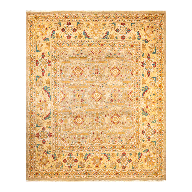 Smiya One-of-a-Kind 9'1" x 9'8" Hand Knotted Area Rug