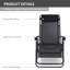 Aymelia 90cm Long Reclining Zero Gravity-947427303