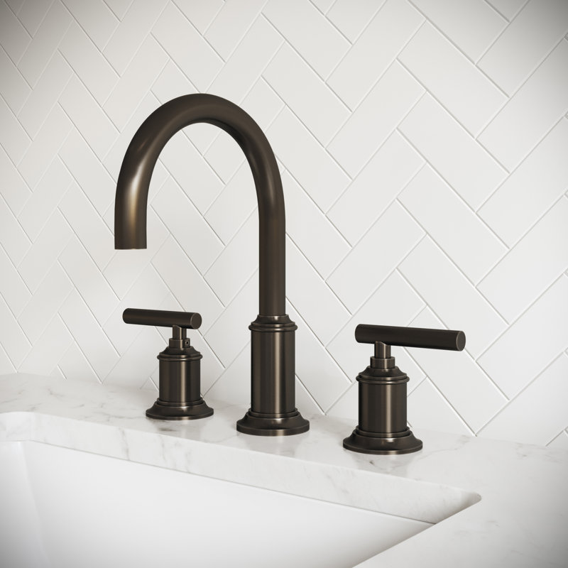 2-handle Bathroom Faucet with Drain Assembly, Oil Rubbed Bronze