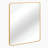 36In X 36In Inch Gold Metal Framed Square Bathrrom Mirror For Wall.-789964742-801917487