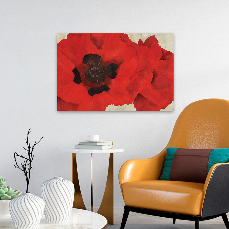 «Plants, Flowers, All About Poppies», art mural, H 16 po x l 24 po