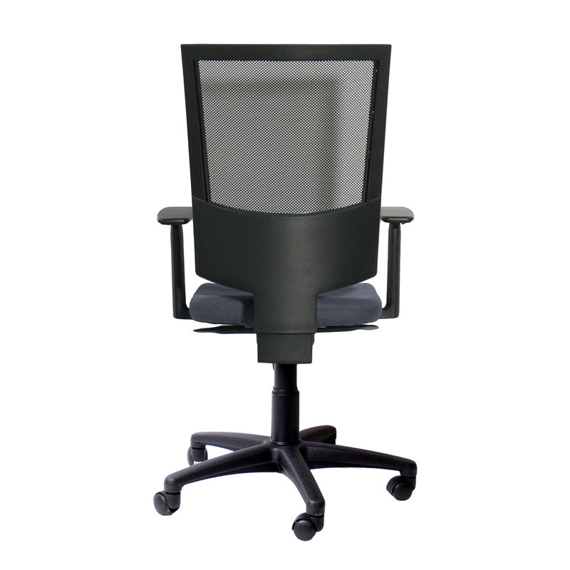 Office Chair, Grey/Brown/Blue, Height adjustable T-armrest