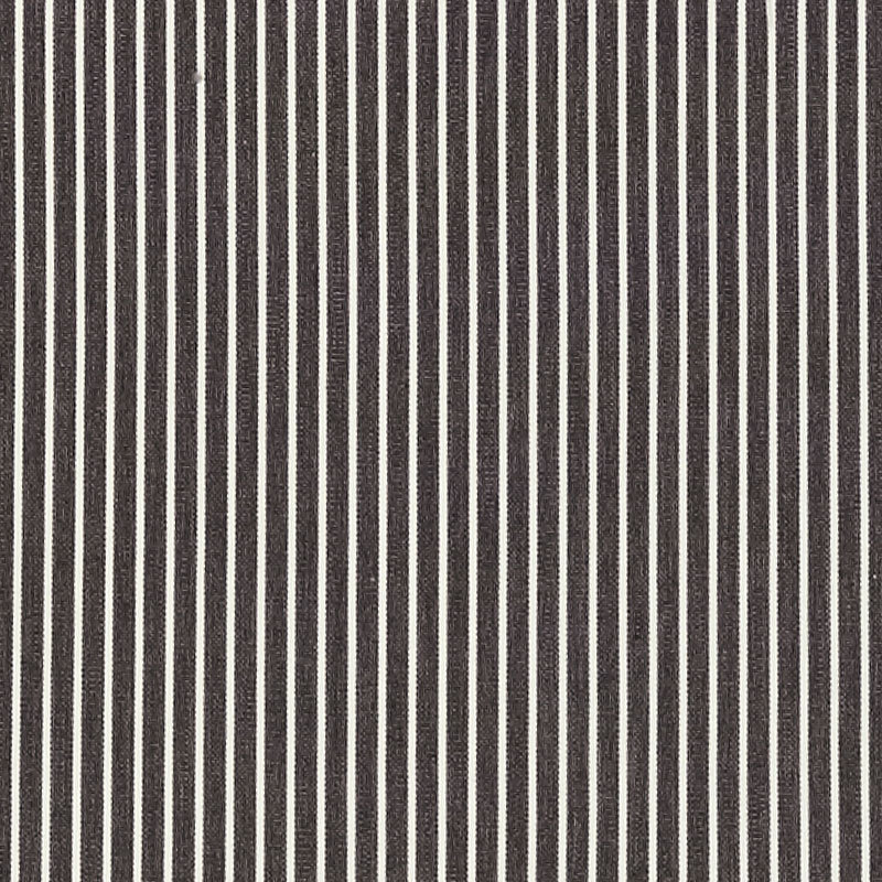 Tissu à rayures Edie, Noir