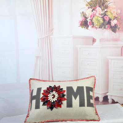 Handmade 3D Floral Throw Pillow Cover Flower Decorative Accent Pillow Case Home Decor Cushion Cover