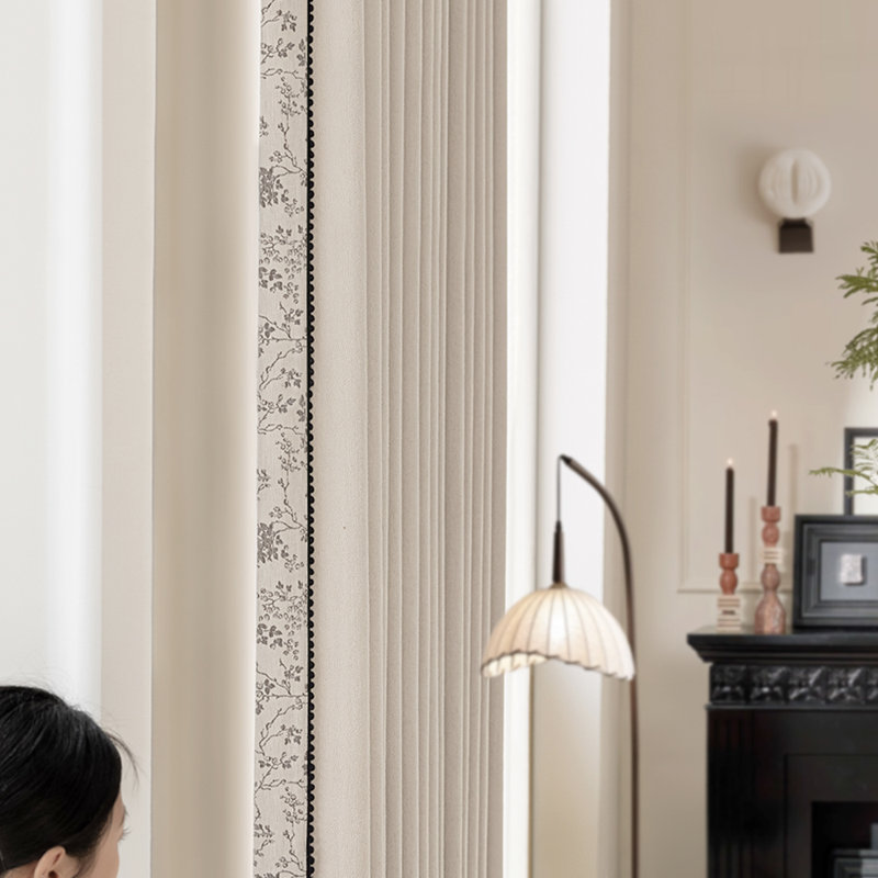 Curtains For Living Room Bedroom Window Curtain 2 Panels, 98" W x 106" L