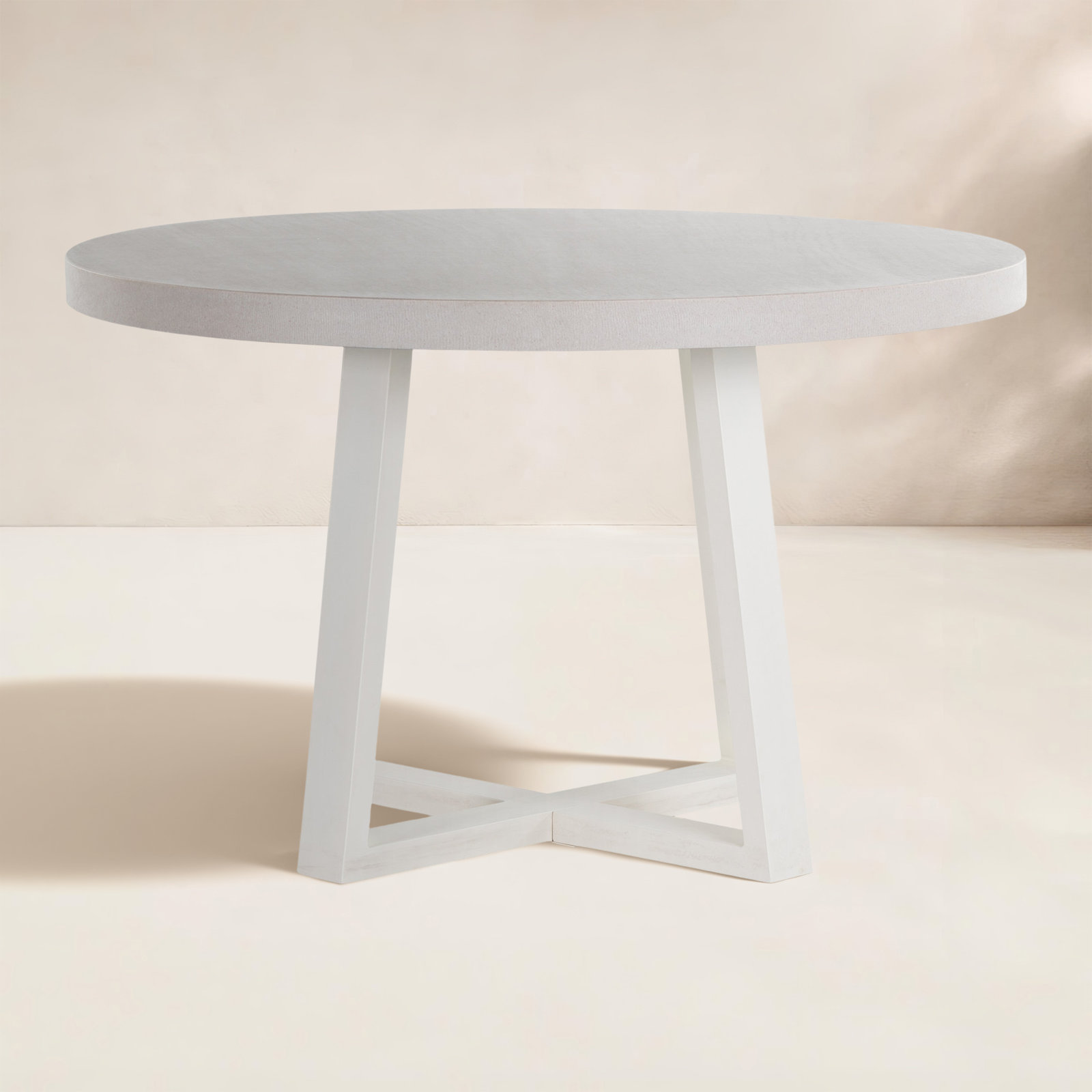 Brahear 47.25'' Stone Outdoor Dining Table
